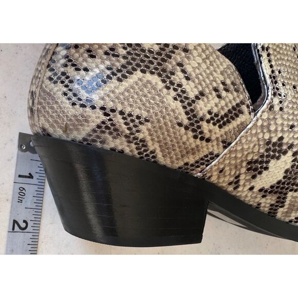 Artisan by Zigi Adal Snake Print Leather Shoe Boots Women's Size 9.5M - Picture 8 of 14